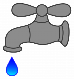 Clipart images of a drinking sink
