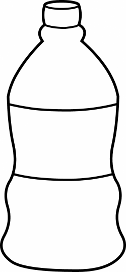 Water Bottle Clipart Black And White | Free download best Water ...