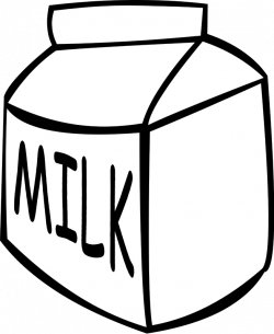 28+ Collection of Milk Clipart Black And White Free Download | High ...