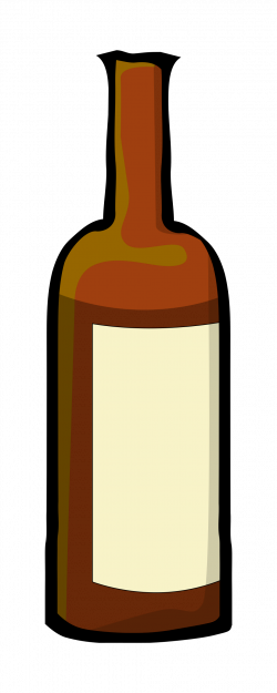 Clipart - wine bottle