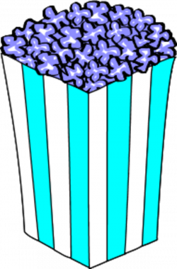 Popcorn clipart popcorn container - Pencil and in color popcorn ...