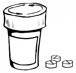 28+ Collection of Medicine Bottle Clipart Black And White | High ...