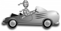 Clipart - Little Mummy Driver