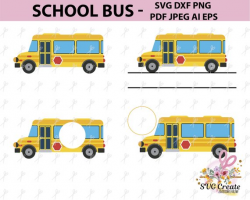 School bus, driver gift, school clipart, cut svg, bus driver ...