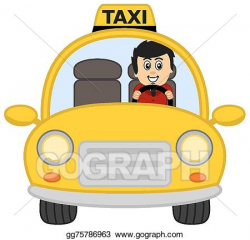 Vector Stock - Taxi driver. Clipart Illustration gg75786963 ...