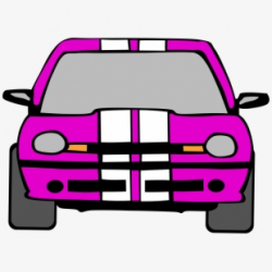 Driving Clipart Pink Car - Car Front View Clipart #99588 ...