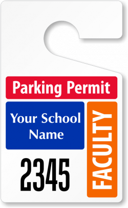 Custom Student & Faculty Parking Permits for Your School Parking Lot