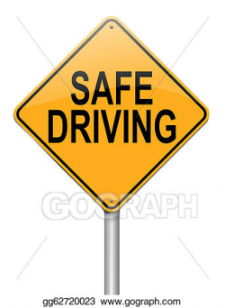 Clipart - Safe driving concept. Stock Illustration ...