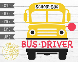 Bus driver svg | Etsy
