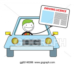 Vector Illustration - Driving licence. Stock Clip Art gg65146398 ...