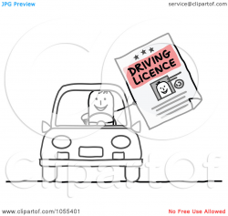 Sample Drivers License Clipart