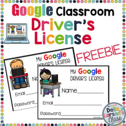 Google Classroom EDITABLE driver's license FREEBIE by Della ...