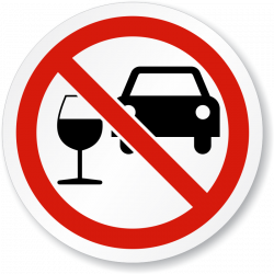 Do Not Drink And Drive ISO Prohibition Sign, SKU: IS-1095 ...