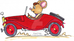 A mouse driving a car by flamingeyeball on DeviantArt