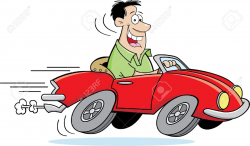 Car Driving Fast Clipart