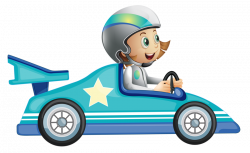 Kart racing Go-kart Royalty-free Clip art - Character Car 800*491 ...