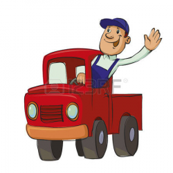 Truck Driver Clipart Old Driving Illustration - Clipart1001 ...