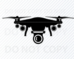 Drone Svg File - Drone Vector Image - Drone Silhouette - Clipart - Svg file  For Cricut - Spy Cam Eps, Drone Png ,Dxf - drone Clip Art