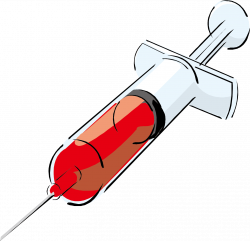 Hypodermic needle Blood Syringe Injection Clip art - Creative ...