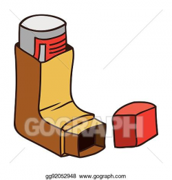 Vector Stock - Drug inhaler for asthma icon. Clipart ...