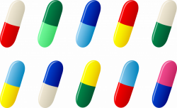 Ten Capsule Pill Pharmaceutical Drug Clipart | jokingart.com ...