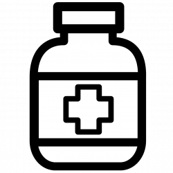 28+ Collection of Medicine Bottle Clipart Black And White | High ...