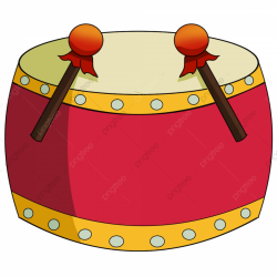 Hand Painted Cowhide Drum Drumming Red Drum Red Cowhide Drum ...