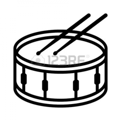 Drums Clipart Black And White | Free download best Drums ...