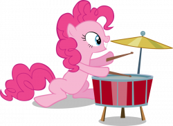 Pinkie Plays Drums by ahumeniy on DeviantArt