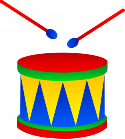 Colorful Drum Cliparts - Cliparts Zone