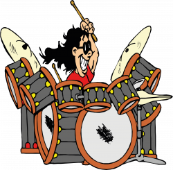 Birthday Drummer Music Cartoon - drummer 2362*2324 transprent Png ...