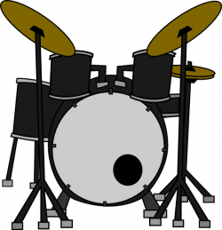 Drum Set Clip Art at Clker.com - vector clip art online, royalty ...