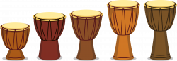 Djembe Tom-tom drum Music of Africa - African drum collection 5311 ...