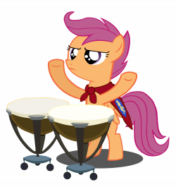 Scootaloo, The Master of the Drums by Camsy34 on DeviantArt