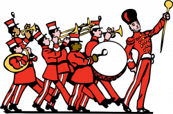 Clipart - marching band