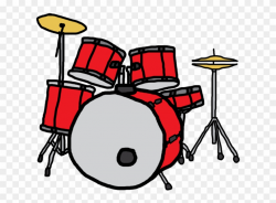 Clipart Free Download Random Red Drum Set By ...
