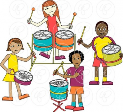 Steelpan Band Clipart by Poppydreamz