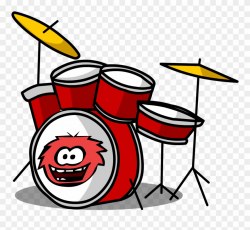 Drum Kit Sprite 005 - Cartoon Drum Kit Png Clipart (#1597682 ...