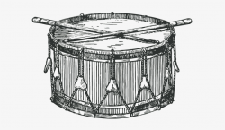 Drums For Your Songs - Flaming Snare Drum Clipart Black And ...