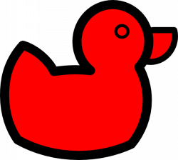 Red Duck Clipart - Clip Art Bay