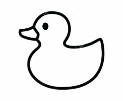 Rubber Duck Outline | Free download best Rubber Duck Outline ...