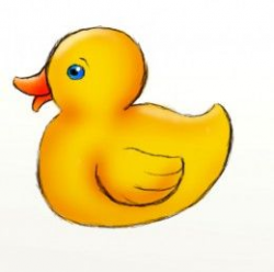 How to Draw a Rubber Duck | Baby stuff | Duck drawing ...