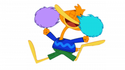 P. King Duckling Cheerleading transparent PNG - StickPNG