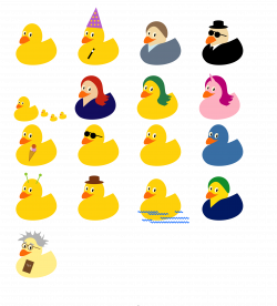 tikz pgf - How can we draw a duck (in order to create a tikzducks ...