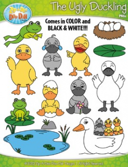 FREE The Ugly Duckling Fairy Tale Clipart {Zip-A-Dee-Doo-Dah Designs}