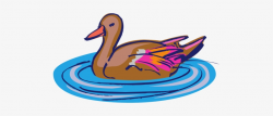 Duck Swimming Clip Art - Free Transparent PNG Download - PNGkey