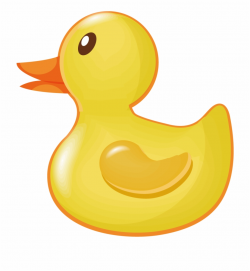 Duck With Umbrella Clipart - Transparent Rubber Duck Emoji ...