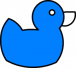 Blue Ducky Clip Art at Clker.com - vector clip art online, royalty ...