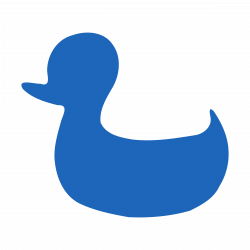 Clipart - Blue Duck