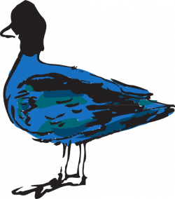Blue Duck Clip Art at Clker.com - vector clip art online, royalty ...